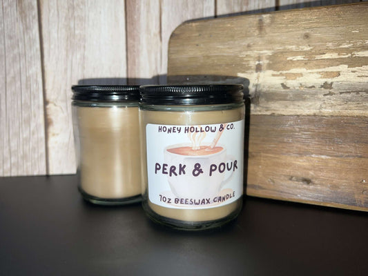 Perk & Pour Beeswax Candle